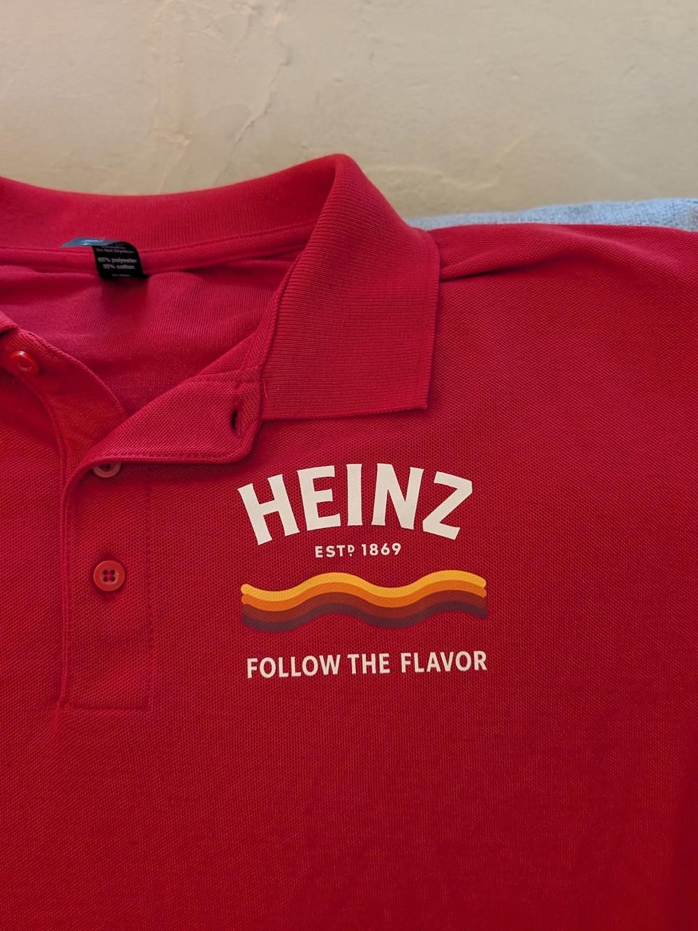 Heinz Red Polo Shirt for Men - Branded Casual Work Polo